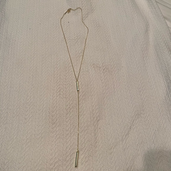 Kendra Scott Gold Y Necklace - Picture 2 of 3